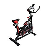 Homgrace Indoor Cycling Training Exercise Bike, Cycle bike, Stationary Bike, 33lb Flywheel with Adjustable Friction Resistance (Black 1)
