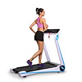 Kemanner Fitness Folding Electric Treadmill Exercise Equipment Walking Running Machine Gym Home (US STOCK) (Blue)