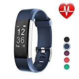 LETSCOM Fitness Tracker HR, Activity Tracker Watch with Heart Rate Monitor, Waterproof Smart Band with Step Counter, Calorie Counter, Pedometer Watch for Kids Women and Men, Android & iOS