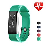 LETSCOM Fitness Tracker HR, Activity Tracker Watch with Heart Rate Monitor, Waterproof Smart Band with Step Counter, Calorie Counter, Pedometer Watch for Kids Women and Men, Android & iOS