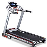 HARISON Electric Folding Treadmill Motorized Power Portable Gym Fitness Machine,Automation 0-15% Incline,Easy Handrail Controls & Preset Button Speeds,Soft Drop System by