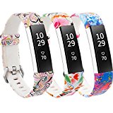 RedTaro Bands for Fitbit Alta and Fitbit Alta HR,Pack of 3(Paisley,Lotus,Splash-ink),Standard Size for 5.5″-8.1″wrists