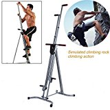 Zinnor Vertical Climber Machine Exercise Stepper Cardio Workout Fitness Home Gym Equipment Conquer