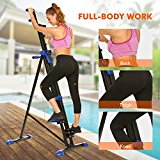 Vertical Climber Machine, Lantusi Stepper Fitness Folding Cardio Stair Exercise Climbing Machine(US Stock)