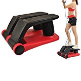 Lightweight Portable Air Stepper Climber Exercise Fitness Thigh Machine With DVD Resistant Cord For Home Workout Gym