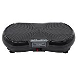 Murtisol Full Body Fitness Vibration Platform Crazy Fit Plate Massage Slim Workout Trainer Body Shape Exercise Machine with Remote Control & Balance Straps(BLACK)