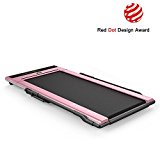 I-po Treadmill Smart Walk Slim Tread Folding Treadmills for Running Intelligent Speed Control Walking and Running Machine(Pink)