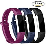 iGK For Fitbit Alta Bands and Fitbit Alta HR Bands, Newest Adjustable Sport Strap Replacement Bands for Fitbit Alta and Fitbit Alta HR Smartwatch Fitness Wristbands Black Navy Plum Small