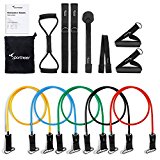 Resistance Bands Sportneer Exercise Band Set, for Home Gym Workout, with Door Anchor, Ankle Strap and Chest Expander