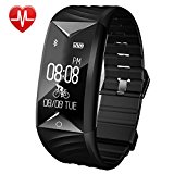 Willful Fitness Tracker, Fitness Watch Pedometer Watch Waterproof Activity Tracker with Heart Rate Monitor,Step Counter,Calories,Sleep Monitor,Alarms,Music Control,Phone Notice for Men Women Kids