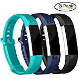 iGK For Fitbit Alta Bands and Fitbit Alta HR Bands, Newest Adjustable Sport Strap Replacement Bands for Fitbit Alta and Fitbit Alta HR Smartwatch Fitness Wristbands Black Navy Teal Small