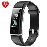 Willful Fitness Tracker Color Screen, Activity Tracker Fitness Watch Heart Rate Monitor Pedometer Watch IP68 Waterproof with Sleep Monitor Step Counter Multi-sport Mode for Men Women Kid (Black)