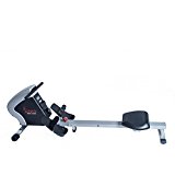 Sunny Health & Fitness Magnetic Rowing Machine Rower, LCD Monitor with Tablet Holder – Synergy Power Motion – SF-RW5801