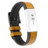 POY For Fitbit Alta HR Bands and for Fitbit Alta Bands, Genuine Leather Replacement Bands for Fitbit Alta and for Fitbit Alta HR