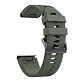 ANCOOL for Garmin Fenix 5 Band Easy Fit 22mm Width Soft Silicone Watch Strap for Garmin Fenix 5/Forerunner 935/Approach S60/Quatix 5 [NOT for Fenix 5X]