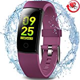 MorePro Waterproof Health Tracker, Fitness Tracker Color Screen Sport Smart Watch,Activity Tracker with Heart Rate Blood Pressure Calories Pedometer Sleep Monitor Call/SMS Remind for Smartphones Gift