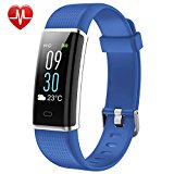 Willful Fitness Tracker Color Screen, Activity Tracker Fitness Watch Heart Rate Monitor Pedometer Watch IP68 Waterproof with Sleep Monitor Step Counter Multi-sport Mode for Women Men Kid (Blue)
