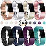 Maledan For Fitbit Charge 2 Bands, Replacement Accessory Wristbands for Fitbit Charge 2 HR, Small