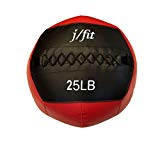 j/fit Medicine Ball, Red/Black, 25-Pound