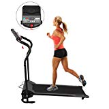 Belovedkai Folding Electric Treadmill, Fitness Running Machine, Black (Black 3)