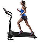 Water-chestnut Folding Electric Treadmill Running Machine 500W Running Training Fitness Home Exercise Equipments Black