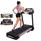 Benlet 3.0HP Electric Treadmill, Folding Fitness Treadmill Home Gym Exercise Training Workout Equipment with Touch Screen WiFi