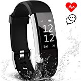 Fitness Tracker Activity Tracker Aneken Smart Band Heart Rate Sleep Monitor Waterproof Smart Bracelet Bluetooth Pedometer Wristband Smart Watches for Android and iOS Smart Phones