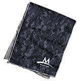 Mission Enduracool Microfiber Cooling Towel, Navy Digital Camo, Large