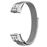 Oitom for Fitbit Alta HR Accessory Bands and Fitbit Alta Band, (Silver Wing, Small 5.1″-6.7″)