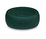 QALO Men’s Functional Silicone Ring, Forest Green, Size 10