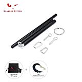 Scarlet Kitten Adjustable Stainless Steel Black Spreader Bar Set