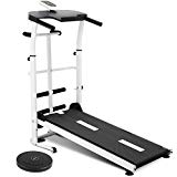 Folding Multifunctional Manual Treadmill Running Machine for Fitness Exercise with Sit-ups, Waist Exercise