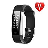 LETSCOM Fitness Tracker HR, Activity Tracker Watch with Heart Rate Monitor, Waterproof Smart Fitness Band with Step Counter, Calorie Counter, Pedometer Watch for Kids Women and Men