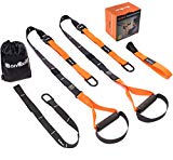 QonQuill BodyWeight Fitness Training Kit | Resistance Straps Trainer for Full Body Strength| Multiple Anchoring Solutions with Easy Setup for Home, Gym & Outdoor Workouts