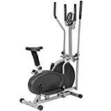 PayLessHere Elliptical Trainer Elliptical Machine Exercise Bike 2 IN 1 Cross Cardio Trainer Exercise Elliptical Fitness Adjustable Resistance Workout Home Equipment