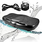 Oguine Crazy Fit Full Body Vibration Platform Massage Machine Fitness Ideal for Toning & Weight Loss Machine-Black