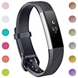 Maledan for Fitbit Alta/Alta HR and Fitbit Ace Bands, Replacement Accessories Wristbands for Fitbit Alta HR/Alta/Ace, Large Gray