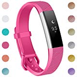 Maledan Replacement Bands for Fitbit Alta/Alta HR and Fitbit Ace, Small Rose Pink