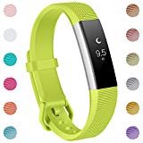 Maledan for Fitbit Alta HR/Alta and Fitbit Ace Bands, Replacement Accessories Wristbands for Fitbit Alta/Alta HR/Ace, Lime Large