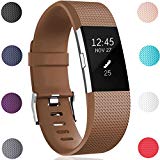 GEAK For Fitbit Charge 2 Bands, Classic Sports Replacement Bands for Fitbit Charge 2, Small Classic-Coffee