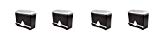 SuperMats Heavy Duty Equipment Mat 13GS Made in U.S.A Indoor Cycles Recumbent Bikes Upright Exercise Bikes Steppers (2.5 Feet x 5 Feet) (30-inch x 60-inch) (76.2 cm x 152.4 cm) (4-(Pack))