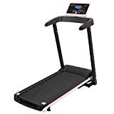 ANCHEER Folding Treadmill, Cardio Training Electric Motorized Running/Walking Machine for Home Bodybuilding (Balck) (.Black)