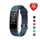 LETSCOM Fitness Tracker HR, Activity Tracker Watch with Heart Rate Monitor, IP67 Waterproof Smart Bracelet as Step Counter Pedometer Calorie Watch for Kids Women Men