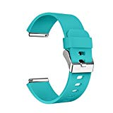 AIUNIT Compatible Silicone Bands applicable fitbit blaze Accessories wristbands Women Men Girls Boys,Gray Stripe Texture No Tracker
