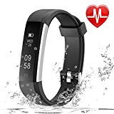 LETSCOM Fitness Tracker HR, Fitness Watch with Heart Rate Monitor, Slim Pedometer Watch Sleep Monitor, Step Counter, Calorie Counter for Kids Women and Men