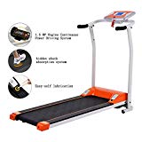 Aceshin Electric Treadmill Foldable Running Jogging Fitness Machine with Rolling Wheels (US Stock)