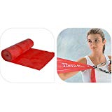 TheraBand Professional Latex Resistance Bands, Individual 6 Ft Elastic Band for Upper & Lower Body Exercise, Physical Therapy, Pilates, At-Home Workouts, 6 Foot Band, Yellow, Thin, Beginner Level 2