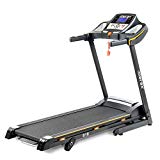 Merax 818 Easy Assembly Electric Folding Treadmill Motorized Running Machine with Wheels