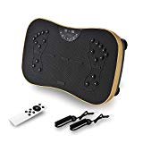 MIWORM Fitness Vibration Platform, Vibration Plate Whlie Body Shaking Oscillating Platform,with Remote Control & Two Resistance Bands