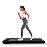 Gharpbik Portable Folding Treadmill Exercise Equipment Treadmill Standing Walking Treadmill Electric Machine Treadmill Workstation Underdesk Cardio Running Machine for Home Gym (Without handrails)